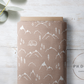 PREORDER - Mountains on Handwoven Texture Pale Peach - 1382 - Choose Your Base