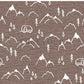 PREORDER - Mountains on Handwoven Texture Taupe - 1390 - Choose Your Base