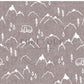 PREORDER - Mountains on Herringbone Texture Fossil - 1405 - Choose Your Base