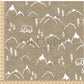 PREORDER - Mountains on Herringbone Texture Khaki - 1407 - Choose Your Base