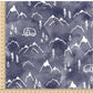 PREORDER - Mountains on Watercolor Navy - 1474 - Choose Your Base