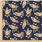 PREORDER - Navy Gold Floral - 1506 - Choose Your Base