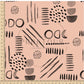 PREORDER - Neutral Abstract Black on Blossom - 1516 - Choose Your Base