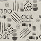 PREORDER - Neutral Abstract Black on Bone - 1518 - Choose Your Base