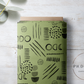 PREORDER - Neutral Abstract Black on Celery - 1522 - Choose Your Base