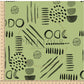 PREORDER - Neutral Abstract Black on Celery - 1522 - Choose Your Base