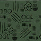 PREORDER - Neutral Abstract Black on Evergreen - 1526 - Choose Your Base