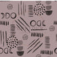 PREORDER - Neutral Abstract Black on Fossil - 1528 - Choose Your Base