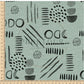 PREORDER - Neutral Abstract Black on Handwoven Texture Blizzard - 1531 - Choose Your Base