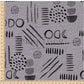 PREORDER - Neutral Abstract Black on Handwoven Texture Grey Violet - 1538 - Choose Your Base