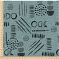 PREORDER - Neutral Abstract Black on Handwoven Texture Ocean - 1542 - Choose Your Base
