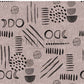 PREORDER - Neutral Abstract Black on Herringbone Texture Clay - 1549 - Choose Your Base
