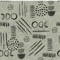 PREORDER - Neutral Abstract Black on Herringbone Texture Sage - 1557 - Choose Your Base