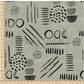 PREORDER - Neutral Abstract Black on Herringbone Texture Sage - 1557 - Choose Your Base