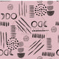 PREORDER - Neutral Abstract Black on Lotus - 1561 - Choose Your Base