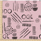PREORDER - Neutral Abstract Black on Lotus - 1561 - Choose Your Base