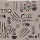 PREORDER - Neutral Abstract Black on Mushroom - 1564 - Choose Your Base