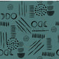 PREORDER - Neutral Abstract Black on Oasis - 1565 - Choose Your Base