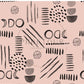 PREORDER - Neutral Abstract Black on Petal - 1568 - Choose Your Base