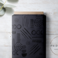 PREORDER - Neutral Abstract Black on Slate - 1575 - Choose Your Base