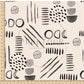 PREORDER - Neutral Abstract Black on Snow - 1576 - Choose Your Base
