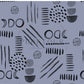 PREORDER - Neutral Abstract Black on Storm - 1580 - Choose Your Base