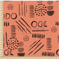 PREORDER - Neutral Abstract Black on Terra Cotta - 1583 - Choose Your Base