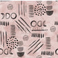 PREORDER - Neutral Abstract Black on Watercolor Blossom - 1587 - Choose Your Base