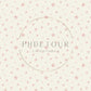 PREORDER - Nursery Pink Stars - 1805 - Choose Your Base