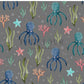 PREORDER - Octopuses on Charcoal - 1819 - Choose Your Base