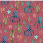 PREORDER - Octopuses on Mauve - 1830 - Choose Your Base