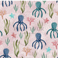 PREORDER - Octopuses on Watercolor Lotus - 1846 - Choose Your Base