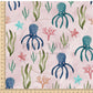 PREORDER - Octopuses on Watercolor Lotus - 1846 - Choose Your Base