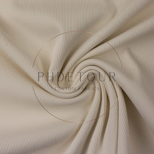 Wholesale European 2x1 Sweatshirt Ribbing - 009 - Buttermilk
