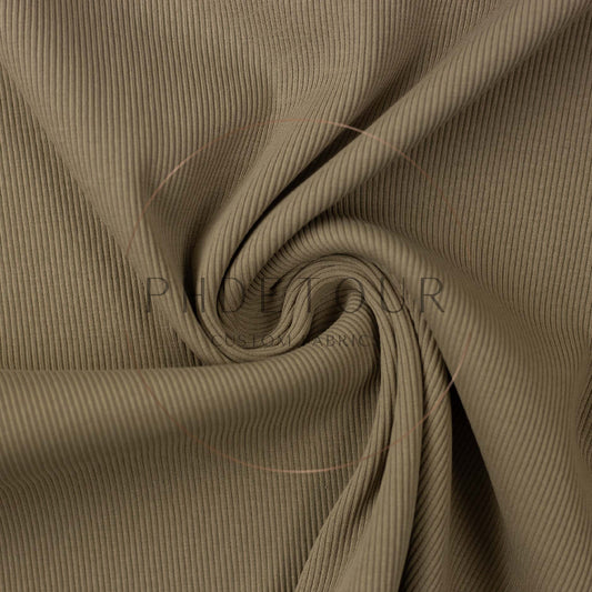 Wholesale European 2x1 Sweatshirt Ribbing - 673 - Camel