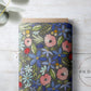 PREORDER - Watercolor Ladybug Floral on Handwoven Texture Charcoal - 3184 - Choose Your Base