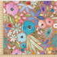 PREORDER - Watercolor Rainbow Floral on Blush - 3243 - Choose Your Base