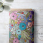 PREORDER - Watercolor Rainbow Floral on Fossil - 3247 - Choose Your Base
