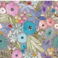 PREORDER - Watercolor Rainbow Floral on Fossil - 3247 - Choose Your Base