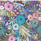 PREORDER - Watercolor Rainbow Floral on Watercolor Navy - 3277 - Choose Your Base