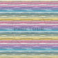 PREORDER - Watercolor Rainbow Narrow Stripes on Cadet - 3282 - Choose Your Base