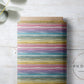 PREORDER - Watercolor Rainbow Narrow Stripes on Charcoal - 3283 - Choose Your Base