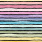 PREORDER - Watercolor Rainbow Wide Stripes on Handwoven Texture Black - 3293 - Choose Your Base