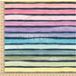 PREORDER - Watercolor Rainbow Wide Stripes on Stone - 3297 - Choose Your Base