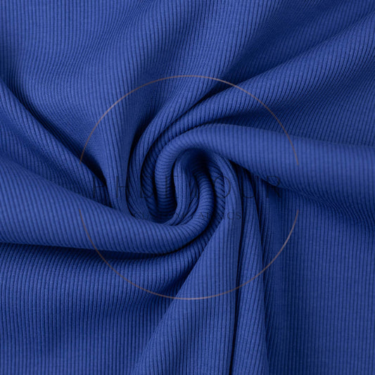 Wholesale European 2x1 Sweatshirt Ribbing - 255 - Cobalt