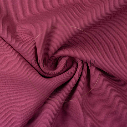 Wholesale European 2x1 Sweatshirt Ribbing - 936 - Honeysuckle
