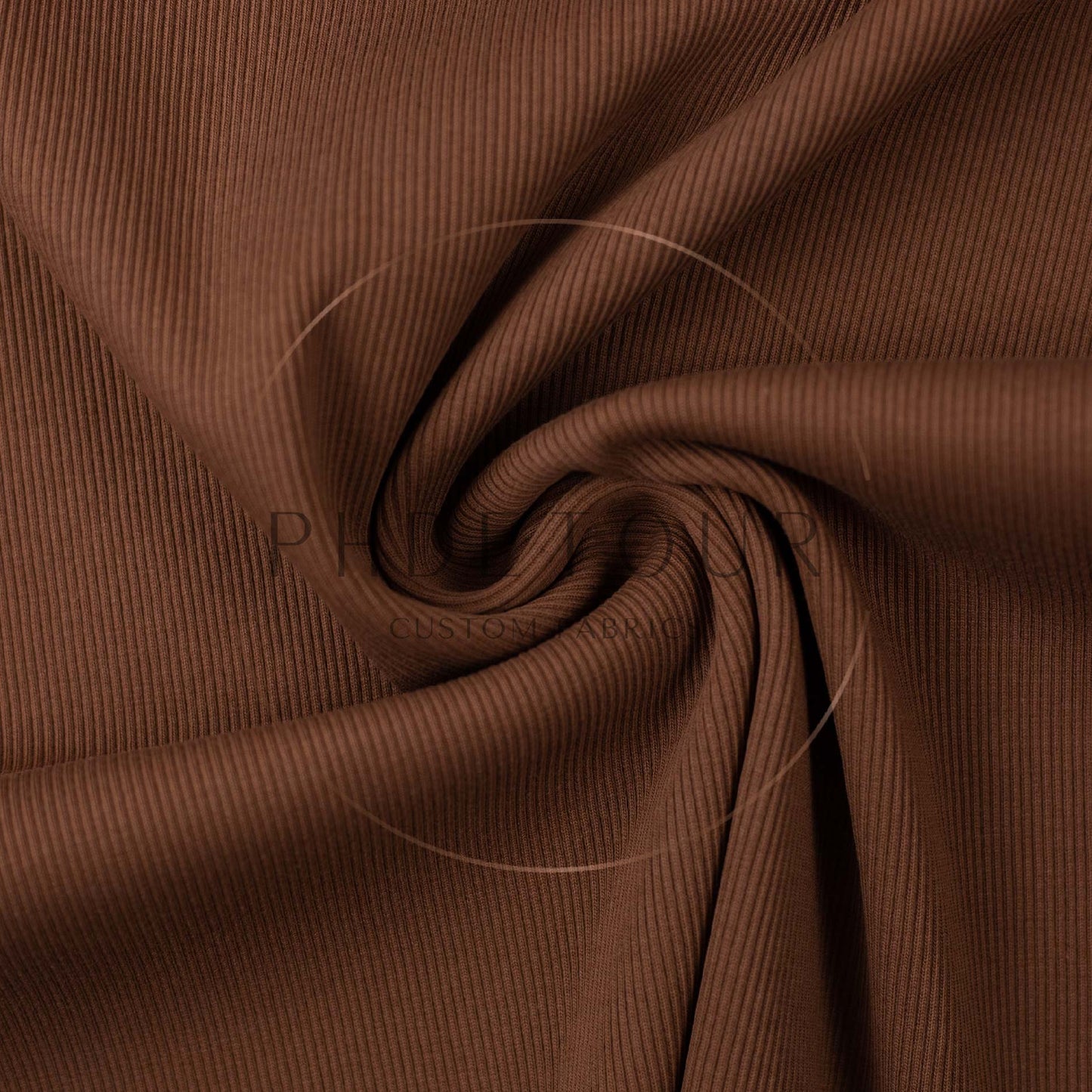 Wholesale European 2x1 Sweatshirt Ribbing - 177 - Lighter Brown