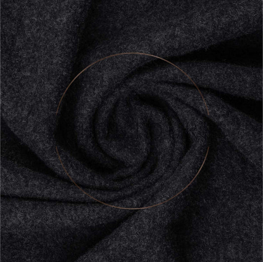 Wholesale European Boiled Wool - 1789 - Dark Charcoal