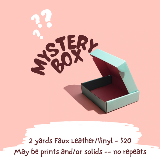 Mystery Box of Faux Leather/Vinyl