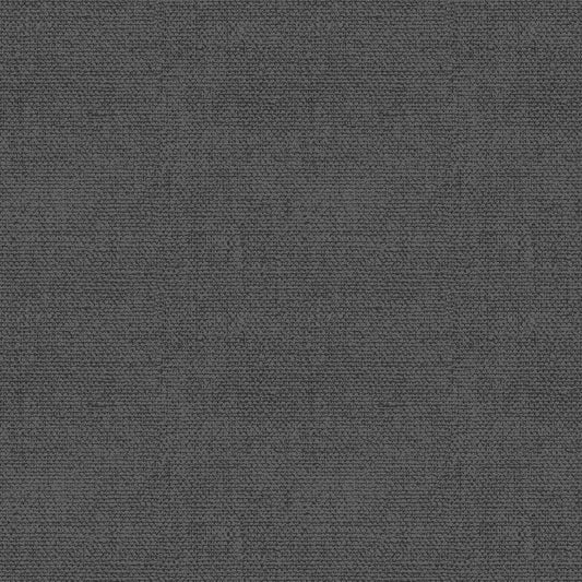 Burlap Solid - Charcoal - Cotton Interlock Ribbing